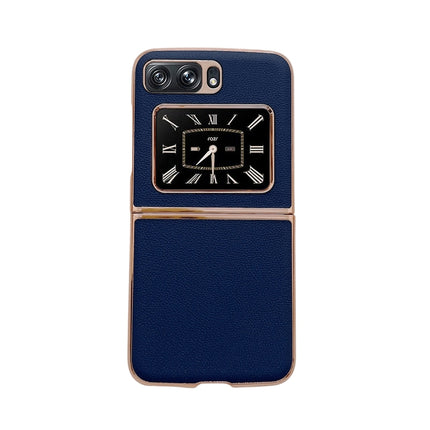 Genuine Leather Luolai Series Nano Plating Phone Case, For Sony Xperia 1 IV, For Sony Xperia 10 IV, For vivo X80 5G, For vivo X80 Pro 5G, For Xiaomi Mix Fold 2, For Motorola Moto Razr 2022