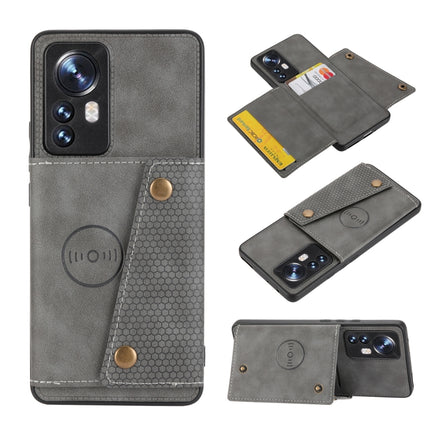 Double Buckle Magnetic Phone Case, For Xiaomi Redmi K50 Ultra / 12T / 12 Pro, For Xiaomi Poco C40, For Xiaomi 12 Lite, For Xiaomi 12S Ultra