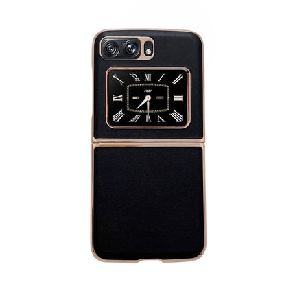 Genuine Leather Xiaoya Series Nano Plating Phone Case, For Sony Xperia 1 IV, For Sony Xperia 10 IV, For vivo X80 5G, For vivo X80 Pro 5G, For Xiaomi Mix Fold 2, For Motorola Moto Razr 2022