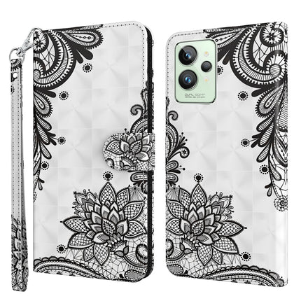 3D Painting Pattern TPU + PU Phone Case, For Motorola Moto E22 / Moto E22i, For Realme GT2 Pro