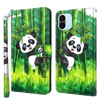 3D Painting Pattern TPU + PU Phone Case, For Xiaomi Redmi A1 2022, For Samsung Galaxy A04S / A13 / A13 5G
