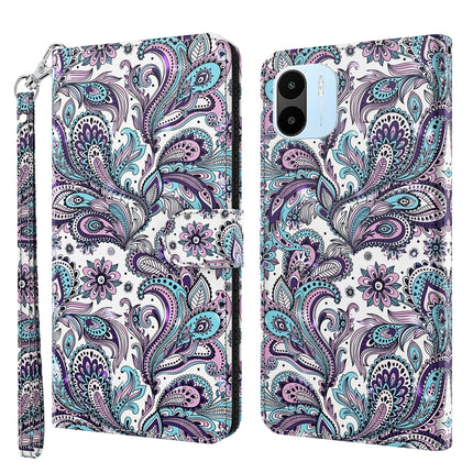 3D Painting Pattern TPU + PU Phone Case, For Xiaomi Redmi A1 2022, For Samsung Galaxy A04S / A13 / A13 5G