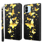 For Xiaomi Redmi A1 2022 / Gold Butterfly