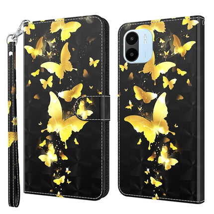 3D Painting Pattern TPU + PU Phone Case, For Xiaomi Redmi A1 2022, For Samsung Galaxy A04S / A13 / A13 5G