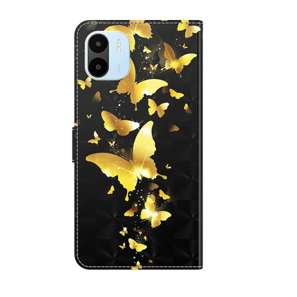 3D Painting Pattern TPU + PU Phone Case, For Xiaomi Redmi A1 2022, For Samsung Galaxy A04S / A13 / A13 5G