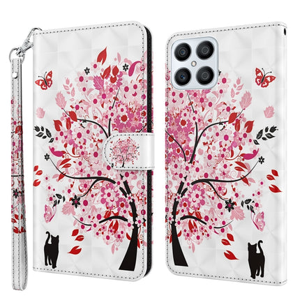 3D Painting Pattern TPU + PU Phone Case, For Honor X8 4G, For Samsung Galaxy A23E