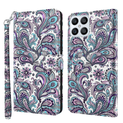 3D Painting Pattern TPU + PU Phone Case, For Honor X8 4G, For Samsung Galaxy A23E
