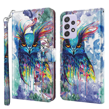 3D Painting Pattern TPU + PU Phone Case, For Xiaomi Redmi A1 2022, For Samsung Galaxy A04S / A13 / A13 5G