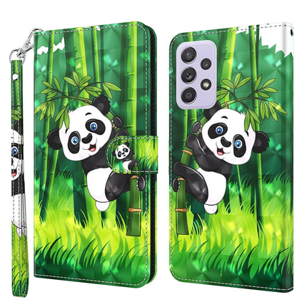 3D Painting Pattern TPU + PU Phone Case, For Xiaomi Redmi A1 2022, For Samsung Galaxy A04S / A13 / A13 5G