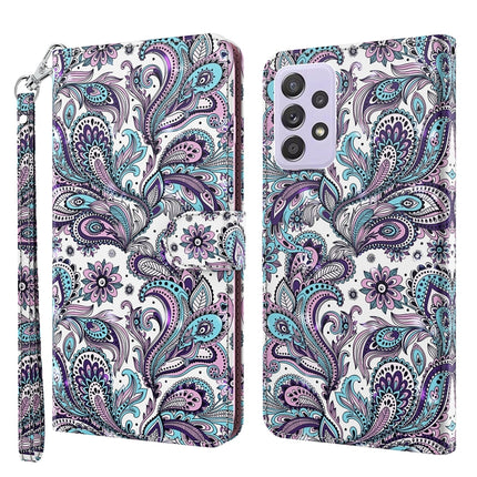 3D Painting Pattern TPU + PU Phone Case, For Xiaomi Redmi A1 2022, For Samsung Galaxy A04S / A13 / A13 5G
