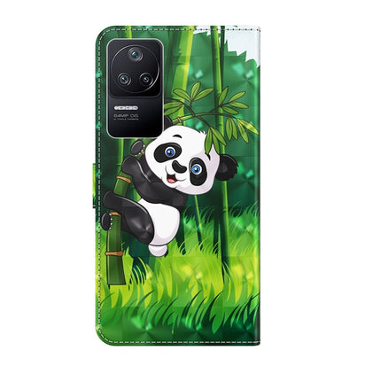 3D Painting Pattern TPU + PU Phone Case, For Xiaomi Poco F4, For Xiaomi Poco F4 GT
