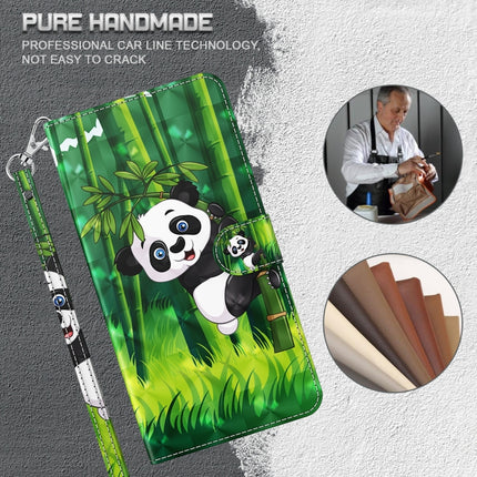3D Painting Pattern TPU + PU Phone Case, For Xiaomi Poco F4, For Xiaomi Poco F4 GT