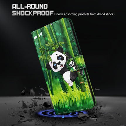 3D Painting Pattern TPU + PU Phone Case, For Xiaomi Poco F4, For Xiaomi Poco F4 GT