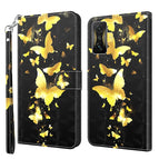For Xiaomi Poco F4 GT / Gold Butterfly