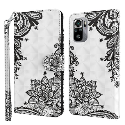 3D Painting Pattern TPU + PU Phone Case, For Xiaomi Poco M5, For Xiaomi Poco M5S/Redmi Note 10/Note 10S