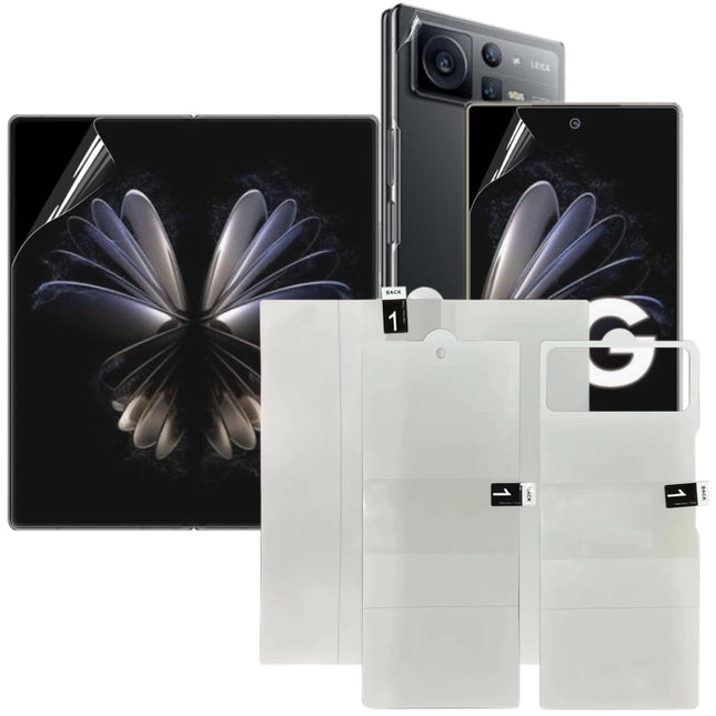 3 in 1 Full Screen Protector Explosion-proof Front+Big+Back Screen Hydrogel Film