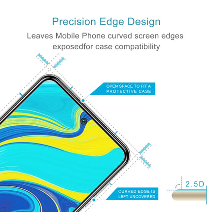 0.26mm 9H Surface Hardness 2.5D Explosion-proof Tempered Glass Non-full Screen Film