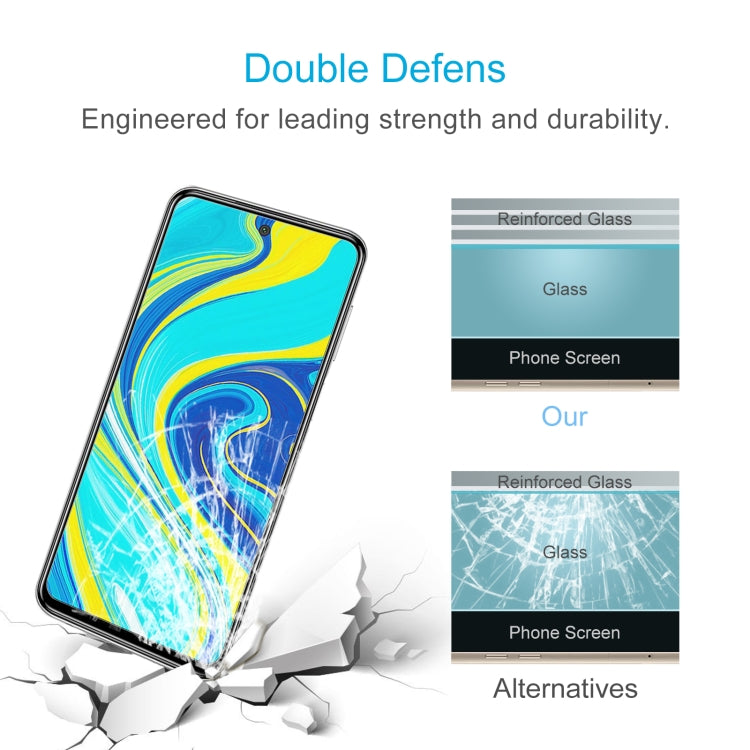 0.26mm 9H Surface Hardness 2.5D Explosion-proof Tempered Glass Non-full Screen Film, For Xiaomi Redmi Note 9 Pro, For Xiaomi MI 10 (1 PC), For Xiaomi Redmi Mote 9s