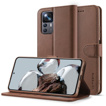 LC.IMEEKE Calf Texture Leather Phone Case, For Samsung Galaxy A23e, For Xiaomi 12T / 12T Pro, For Xiaomi Redmi 9C