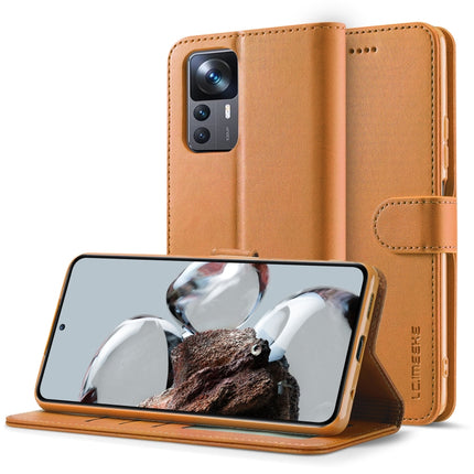 LC.IMEEKE Calf Texture Leather Phone Case, For Samsung Galaxy A23e, For Xiaomi 12T / 12T Pro, For Xiaomi Redmi 9C