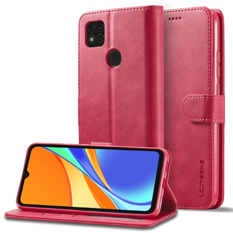 LC.IMEEKE Calf Texture Leather Phone Case, For Samsung Galaxy A23e, For Xiaomi 12T / 12T Pro, For Xiaomi Redmi 9C