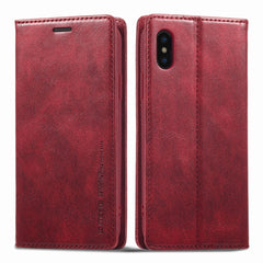 LC.IMEEKE RFID Anti-theft Leather Phone Case, For iPhone SE 2022 / SE 2020 / 8 / 7, For iPhone XS Max, For iPhone XS / X, For iPhone XR, For iPhone 8 Plus / 7 Plus, For Samsung Galaxy S21 5G