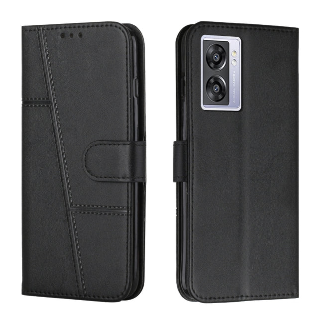 Stitching Calf Texture Buckle Leather Phone Case, For OPPO A57 5G/Realme V23/A77 5G, For Realme C30 4G, For OPPO Reno8 5G/Reno8 5G Global, For OPPO Reno8 Pro+ 5G/Reno8 Pro 5G Global