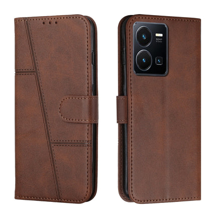 Stitching Calf Texture Buckle Leather Phone Case, For vivo Y35 4G/Y22s/Y22, For Xiaomi Redmi A1, For Xiaomi 12T/12T Pro/Redmi K50 Ultra