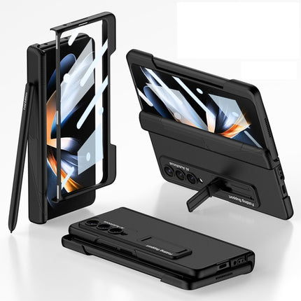 GKK Integrated Magnetic Folding Phone Case with Pen Slot, For Samsung Galaxy Z Fold4