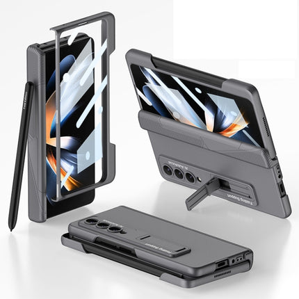 GKK Integrated Magnetic Folding Phone Case with Pen Slot, For Samsung Galaxy Z Fold4