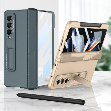GKK Integrated Magnetic Folding Phone Case with Pen Slot, For Samsung Galaxy Z Fold4