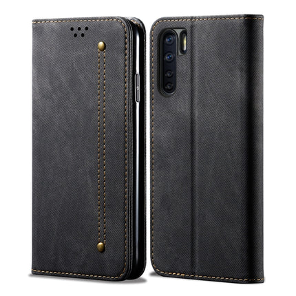 Denim Texture Casual Style Horizontal Flip Leather Case with Holder & Card Slots & Wallet, For OPPO A8 / A31 (2020), For OPPO A91 / F15 / Reno 3, For OPPO Find X2, For OPPO Find X2 Pro, For OPPO Realme X50, For OPPO Realme X50 Pro