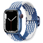 For Apple Watch Series 8&7 41mm / SE 2&6&SE&5&4 40mm / 3&2&1 38mm / Blue White