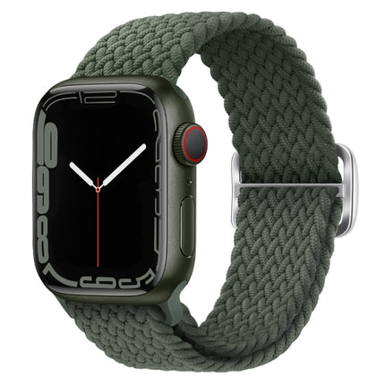 Buckle Nylon Braided Watch Band, For Apple Watch Series 8&7 41mm / SE 2&6&SE&5&4 40mm / 3&2&1 38mm