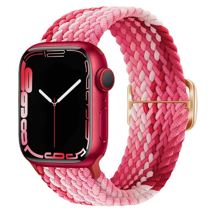 Buckle Nylon Braided Watch Band, For Apple Watch Series 8&7 41mm / SE 2&6&SE&5&4 40mm / 3&2&1 38mm