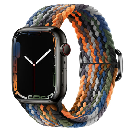Buckle Nylon Braided Watch Band, For Apple Watch Series 8&7 41mm / SE 2