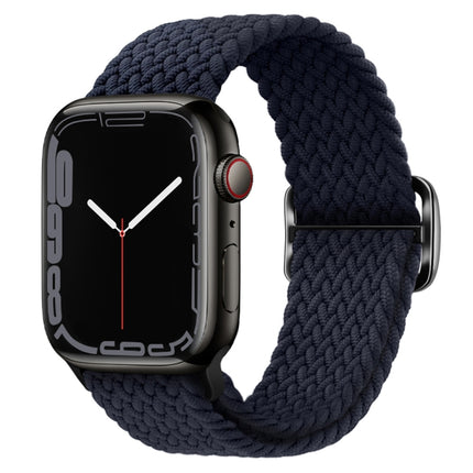 Buckle Nylon Braided Watch Band, For Apple Watch Series 8&7 41mm / SE 2&6&SE&5&4 40mm / 3&2&1 38mm