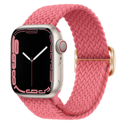 Buckle Nylon Braided Watch Band, For Apple Watch Series 8&7 41mm / SE 2&6&SE&5&4 40mm / 3&2&1 38mm