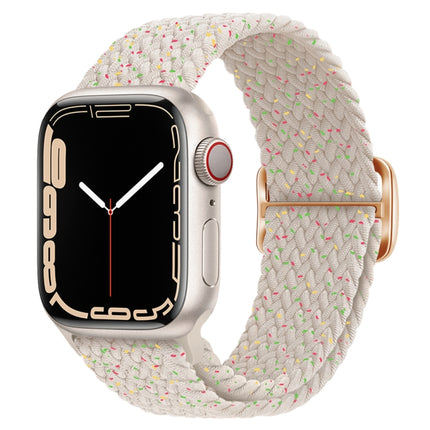 Buckle Nylon Braided Watch Band, For Apple Watch Series 8&7 41mm / SE 2&6&SE&5&4 40mm / 3&2&1 38mm