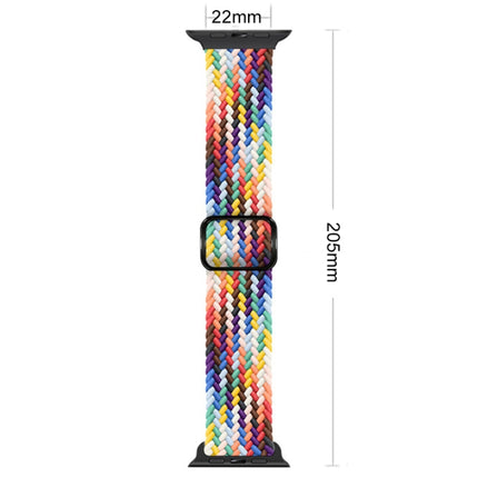 Buckle Nylon Braided Watch Band, For Apple Watch Series 8&7 41mm / SE 2&6&SE&5&4 40mm / 3&2&1 38mm