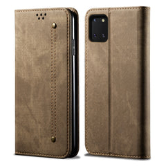 Denim Texture Casual Style Horizontal Flip Leather Case with Holder & Card Slots & Wallet, For Galaxy M31, For Galaxy Note10 Lite / M60s / A81