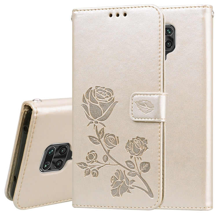 Rose Embossed Horizontal Flip PU Leather Case with Holder & Card Slots & Wallet