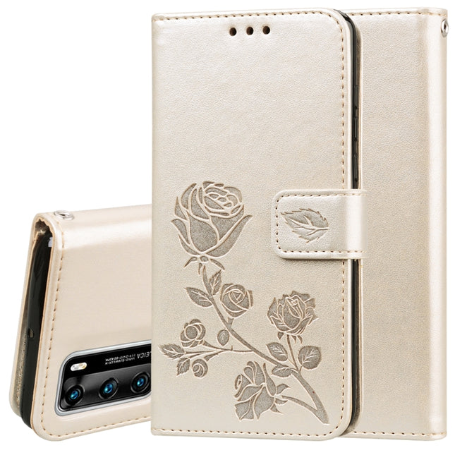 Rose Embossed Horizontal Flip PU Leather Case with Holder & Card Slots & Wallet, For Xiaomi Redmi Note 9 Pro, For Huawei P40, For Huawei P40 Lite, For Galaxy M31