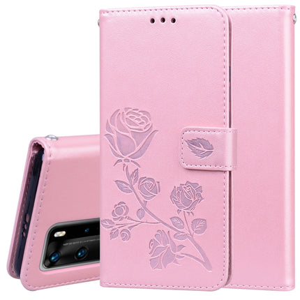 Rose Embossed Horizontal Flip PU Leather Case with Holder & Card Slots & Wallet, For Xiaomi Redmi Note 9 Pro, For Huawei P40, For Huawei P40 Lite, For Huawei P40 Pro