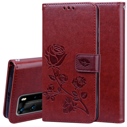 Rose Embossed Horizontal Flip PU Leather Case with Holder & Card Slots & Wallet, For Xiaomi Redmi Note 9 Pro, For Huawei P40, For Huawei P40 Lite, For Huawei P40 Pro