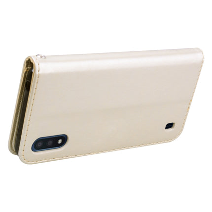 Rose Embossed Horizontal Flip PU Leather Case with Holder & Card Slots & Wallet, For Galaxy A01