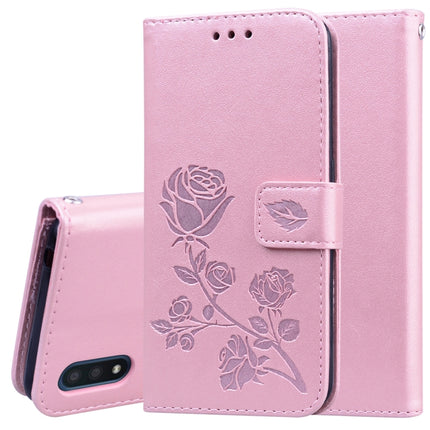 Rose Embossed Horizontal Flip PU Leather Case with Holder & Card Slots & Wallet, For Galaxy M31, For Galaxy A01
