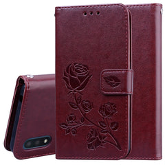 Rose Embossed Horizontal Flip PU Leather Case with Holder & Card Slots & Wallet, For Galaxy M31, For Galaxy A01