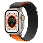 For Apple Watch Ultra 49mm / Black+Orange