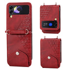 For Samsung Galaxy Z Flip3 5G / Red